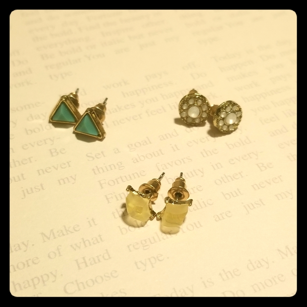 Set of 3 earrings